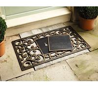 Key Hider Door Mat Diversion Safe - 74 x 44cm Doormat with Secret Hidden Compartment for Spare Keys - Front Door Home Entrance Greeting Mat