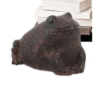 Key Hider, Frog Shape Secret Storage, Hidden Resin Statue, 4.53x3.74x3.74 Inches Outdoor Key Holder, Weatherproof Jewelry Container, Decorative Safe Spot for Garden, Lawn, Patio, Porch Use