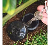 Key Hider Hide Sprinkler Head Safety Disguise Spare Hiding Storage Holder Garden, Perfect hiding place for spare keys, cash and other small items, Highly realistic imitation sprinkler head design