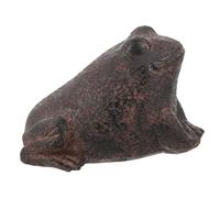 Key Hider Outdoor Resin Frog Statue, Hidden Storage Box, Creative Secret Container for Hiding Small , Durable Waterproof Compartment, Key Holder for Jewellery Who