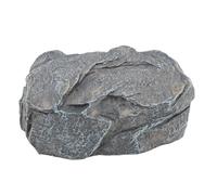 Key Hiders Outside, Spare Key Hider Outdoor Secret Safe Box for Keys Safe Storage Decorative Fake Stone Rock Yard House Accessories Hide A Key for Outside Yard Light Blue