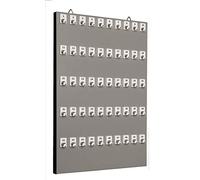 Key Holder, KEYSTAND # 50PGS with 50 Numbered Hooks for Auto Services and Mechanic Shops (50 Sets of Tag & Ring Included) - Made in USA