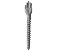 Key Holder Wall Strong, Palm Shape Organizer, 3D Printed with Screw-in Hook Design, Compact Lightweight Entryway Style, Easy to Use Jewelry Storage, Premium Quality Home Accessories, Size Standard