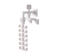 Key Hook, Towel Hooks, Sticky Installation Robot Silhouette Entryway Solution Closet Assistant Space Efficient, Multipurpose Organizer for Belt Purse Schoolbag Backpack Closet 7.87×3.54×3.54inches