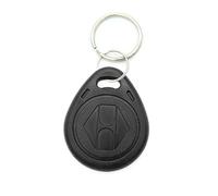 Key Id Tags 10pcs Per Pack 125Khz RFID Proximity ID Card Token Tags Key Fobs Keyfobs with Split Ring Key Ring for Door Access Contorl System (10 pcs, Black)