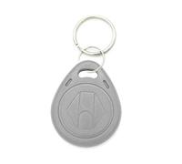 Key Id Tags BE-TOOL 10pcs Per Pack 125Khz RFID Proximity ID Card Token Tags Key Fobs Keyfobs with Split Ring Key Ring for Door Access Contorl System (Static, Gray)