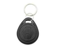 Key Id Tags BE-TOOL 10pcs Per Pack 125Khz RFID Proximity ID Card Token Tags Key Fobs Keyfobs with Split Ring Key Ring for Door Access Contorl System (Rewritable, Black)