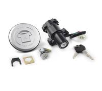 Key Ignition Switch CB250 For FMX 650 2005-2006 For CBR600RR 2003-2006 Motorcycle 4 Pin Ignition Switch Seat Lock Fuel Gas Cap Tank Cover 2 Keys Ignition Switch Lock