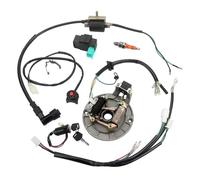 Key Ignition Switch CDI Ignition Coil For A7TC Plug Kill Switch Wire Harness Magneto Keys Lock Set 4T Dirt Bikes