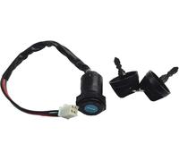 Key Ignition Switch For 50/70/90/110/125/250cc ATV 4Pin 2 Wires Keys Start Lock Lock Set Complete