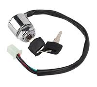 Key Ignition Switch, Metal Plastic Ignition Switch With Key Easy Installation Ignition Starter Switch for ATV Quad Dirt Scooter Motorcycle