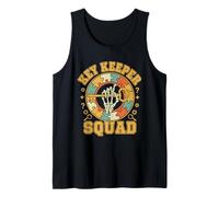 Key Keeper Squad Escape Room Puzzle Master Vintage Graphic Tank Top