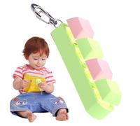 Key Keychain- Key swi tch Keychain 4-Button Fidget Gadget Funny Click Button, Keyboard Fidget Button With Sound Light, Led Light Stress Toy, Mechanical Keyboard Stress Relief Toy