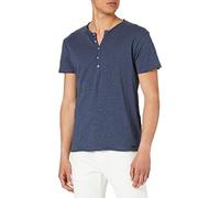 KEY LARGO Men's Lemonade Button T-Shirt, Dark Blue (1201), L
