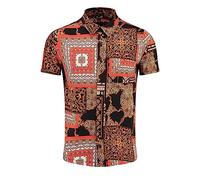 KEY LARGO Men's MSH Bond Short Sleeve Shirts, Black (1100), M