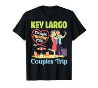 Key Largo Straight Trippin 2026 Couples Trip Beach Vacation T-Shirt