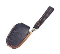 Key Leather Cover Case for Ssang Yong 2020 G4 For Rexton, Protective Car Key Fob Shell with Anti Drop and Wear Resistant Full Coverage Design (Black)