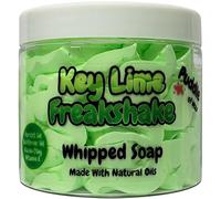 Key Lime Freakshake Whipped Soap Body Wash - 150g - Natural Oils & Kaolin Clay - Sweet Scent - Vegan Friendly - Puddle of Wax - Made in the UK