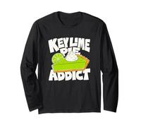 Key Lime Pie Lover Retro Graphic Long Sleeve T-Shirt