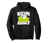 Key Lime Pie Lover Retro Graphic Pullover Hoodie