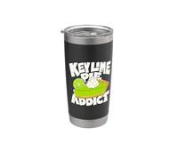 Key Lime Pie Minimalist Badge Patch Stainless Steel Insulated Tumbler