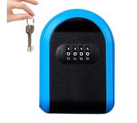Key Lock Box,Decorative Outdoor Safe Box with Key Hider | Heavy Duty 4 Digit Password Combination Safe Box High Capacity
