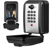 Key Lock Box with Code, 12 Digit Combination LockBox for Keys with Resttable Code, Weatherproof & Large Capacity Security Outdoor Lock Box for Home, Warehouse, Apartment, Office, Garage
