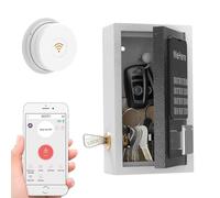 Key Lock Box with Code, One-Time Password/Wi-Fi Remote/Fixed Code/APP Bluetooth/Key Unlock,Smart LockBox Wall Mount, Key Security Storage for House Outside, Realtors, Airbnb, Apartment, Store