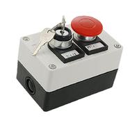 Key Lock on/Off Switch Red Mushroom Push Button Station