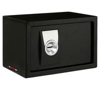 Key Lock Safe, Heavy Duty Secure Black Steel 12L Key Operated Safebox, Freestanding or Wall Mountable for Home, Business, Office