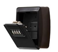 key lock, With 4 Digit Password Key Lock,Secure Combination Safe,Waterproof Hidden Box For Indoor Outdoor Home Office Garage School(Black)