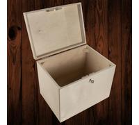 Key Lockable Tall Wooden Secret Adult Keepsake Treasure Storage Box |29x20x23cm