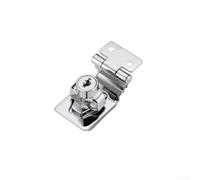 Key locking household drawer lock with 90 degree angle suitable for inward opening doors compatible with a range of furniture styles (2.5 inches)