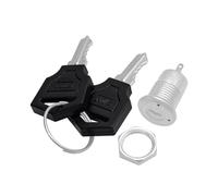 Key Locking Push Button Switch 1~10PCS 12mm Stainless Steel Electronic Key Switch ON OFF Lock Phone Security Power 12 * 21mm 2PIN 2 Keys(5PCS)