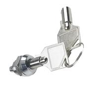 Key Locking Push Button Switch 5/10 Sets 12mm P12-21 Telescopic Cabinet Electronic Key Switch 2 Position ON OFF Lock Phone Security Power(10 Sets)