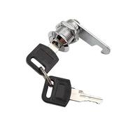 Key Locking Push Button Switch 5/20 Sets Security Cam Lock Metal Cylinder with 2 Keys for Mailbox File Cabinet Furniture Hardware 16MM/20MM/25MM/30MM(Brown,20 Sets)