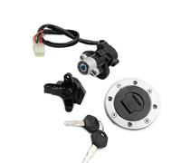 Key Locking Starter Switch Compatible With Suzuki For GSF1200 For Bandit For 1200 1997-2005 Motorcycle Ignition Switch Lock Fuel Tank Cover Cap For Seat Set