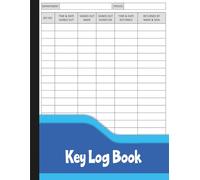 Key Log Book: Track Key Issue, Return Times, Departments and Signatures.
