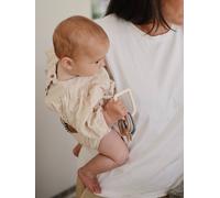 Key MUSHIE silicone teething ring multicoloured