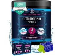 KEY NUTRIENTS Multivitamin Electrolytes Powder No Sugar - Refreshing Blue Raspberry Electrolytes - Sodium & Energy Supplement - Hydration Powder - No Calories - 4 g x 90 Servings (360 Grams)