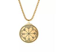 Key of Solomon Necklaces Pentacle of the Sun Jupiter Stainless Steel Necklaces
