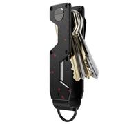 Key Organizer Compact Key Holder Metal Key Chain Minimalist key case key holder for keychain Secures 1-5 Keys, Forged Ember, One Size