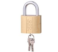 Key Padlock - High Security Lock with Key, Small Stainless Cabinet Lock|Waterproof atomic copper rustproof imitation lock, anti-pry box and mailbox lock, portable padlock design with