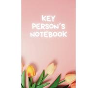 Key person's notebook (tulips): observation notes - 4 boxes per page | 80 pages notebook 5x8 size