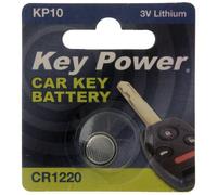 Key Power CR1220-KP Car Key Fob Lithium Battery 3 V