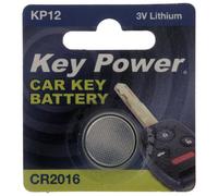 Key Power CR2016-KP Car Key Fob Lithium Battery 3 V