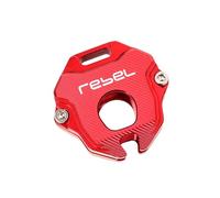Key Protection Case For Hon@&da Rebel CM1100 REBEL 1100 1100T DCT Motorcycle CNC Accessories Key Cover Case Shell Keychain Keyring Key Chain Holder(Cover Red)