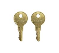 Key Replacement for Truck Tool Box, Trailer, Cabinet, RV Compartments - CH510 (2 Pack)