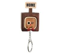 Key Ring and Hooks, Wooden Magnetic Key Ring - Cute Design Key Ring | for Organization and Decoration of the Home, Entrance, Hallway, Living Room