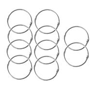 Key ring, Book Binder Rings Clips, DIY Metal Index Card Small for Office School Home Papers Notebook(19mm)